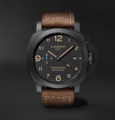 panerai ceramica black|panerai luminor gmt ceramic.